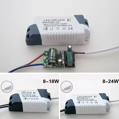 LED Driver 8-18W/8-24W For LEDs Power Supply Unit LED Constant Current Driver Power Unit Supply For 