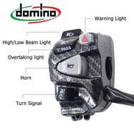 Domino Click 125/150 Handle Switch With Passing Light Hazzard Light Plug And Play Waterproof