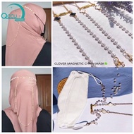 READY STOCK Magnetic Mask Chain / Magnetic Mask Lanyard rantai mask magnet 2 in 1 hijab mask extender chain magnet