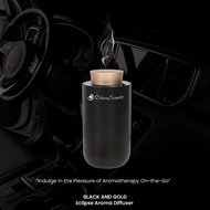 Juzhomes SG Drivescentz Lurxi Car Diffuser &amp; Portable Home Diffuser USB Rechargeable for Home &amp; Car Essential Oil Black