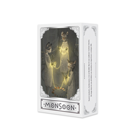 แท้ Distant Monsoon Tarot Mini Deck 78 การ์ดเกมสนุก Ying ยี่ห้อไม่จํากัดผู้เล่นภายใต้ 30 นาที