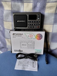 山水F77藍芽數碼收音機 (跟機18650電池+Type C充電線)