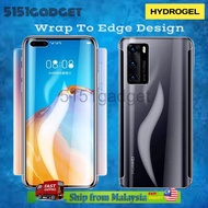 Huawei P50 Pro / P50 Wrap to Back Hydrogel Screen Protector Clear Matte Blueray