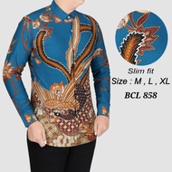 BATIK SOLO / BAJU KEMEJA BATIK PRIA / COLIN DION LENGAN PANJANG BCL414