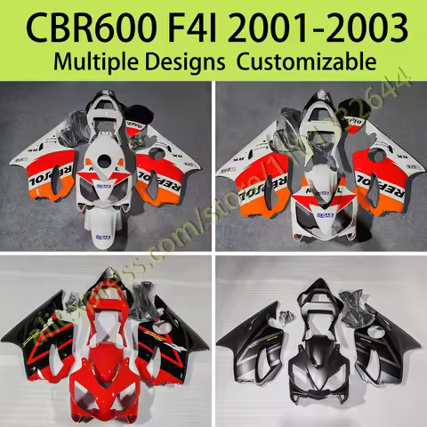 Full Fairing Kit for Honda CBR600 F4i 2001 2002 2003 Motorcycle Injection Fairings Panel Parts Set B