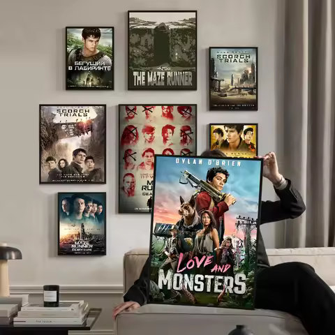 The Maze Runner Movie DIY Sticky Poster Whitepaper Prints Posters Artwork Vintage Decorative Paintin