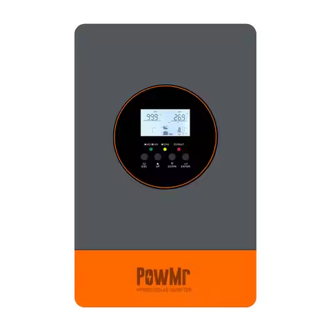 US Stock 6.2KW 11KW Hybrid Solar Inversor 48VDC to 230VAC Wtih 120A 150A MPPT Solar Charge Parallel 