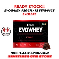 Evolene EVOWHEY EVL WHEY protein 12 Sachets SERVINGS Milk protein Beginner gym