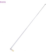 RAHG 1Pc 37cm 5 Section Telescopic Stainless Steel AM FM Radio Universal Antenna NEW