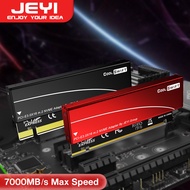 JEYI M.2 NVME อะแดปเตอร์ X16 4.0สำหรับ PCIE การ์ดขยาย Gen4 X16 Pcie พร้อมเคสฮีทซิงค์อะลูมิเนียมสำหรับ Samsung 980 PRO 970 EVO