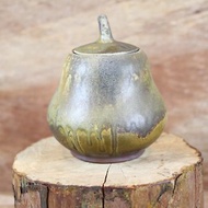 【我愛媽媽】柴燒自然落灰 葫蘆造型茶倉 茶葉罐 葉敏祥手工作
