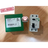 SCHNEIDER EZ9R36240 RCCB ELCB EASY9 2 POLES 40AMP 30MA