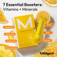 Mildgent LemonUp Multivitamin | Lemon-Flavored Vitamin B Energy Drink Complex supplements | Well Bei