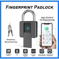 Smart Fingerprint Padlock For HDB Gate Biometric Lock Bluetooth APP