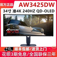 Alienware Alien Monitor AW3425DW 34-inci Skrin Melengkung 4K Permainan OLED 240Hz Melengkung