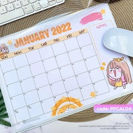 Part 1: 2023 Cute Desk Calendar with FREE NAME For or for personal use