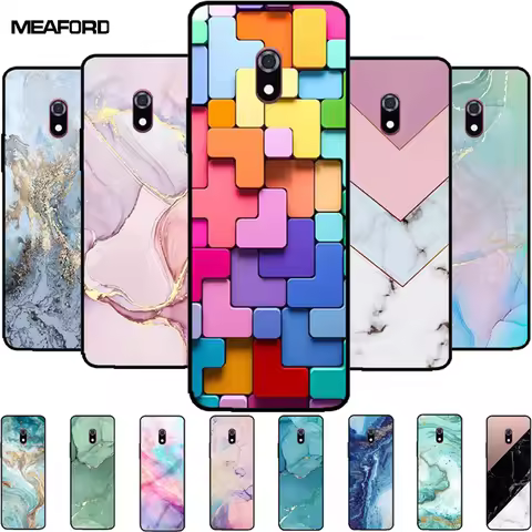 For Qin F22 Pro Case F22pro 3.54'' Marble Soft Silicone Back Case For Xiaomi Qin F22 Pro Cover Funda