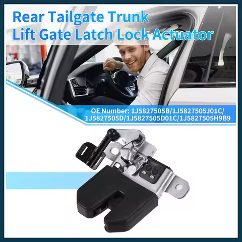 1J5827505D Rear Trunk Latch Lock Actuator For VW Jetta Mk4 Bora Polo Passat B5 Clasico New