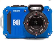 KODAK PIXPRO WPZ2 Rugged Waterproof Digital Camera 16MP 4X Optical Zoom 2.7" LCD Full HD Video, Blue (Free sd card 32 GB)