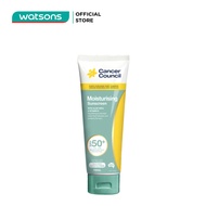 Kem Chống Nắng Cancer Council Moisturising With Aloe Vera & Vitamin E Dưỡng Ẩm SPF50+ 110ml
