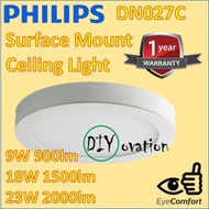 Philips 9W/15W/18W/19W/ 23W DN027C LED Ceiling Light/ High Brightness/ Commercial quality/ No Flickering/ No dust or Insects