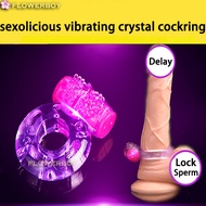 Penis Cock Crystal Ring Thick Silicone Vibrator Small Ring Sex Toy For Men