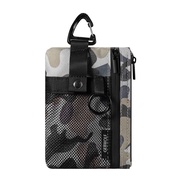 Minimalist RFID Blocking Small Wallet with ID WindowWaterResistant Zip Id Case Wallet with Lanyard K