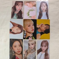 IZ*ONE IZONE Wonyoung Yuri Yujin Yena Nako Eunbi Hyewon Hitomi Minju Chaeyeon Photocard