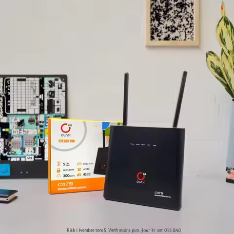 Olax Ax9 Pro Lte Unlocked B1/3/7/8/28ab/38/39/40 Wifi 4g Router External Antenna With Sim Card 4g Wi