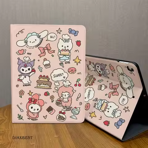 Cute Cartoon Kuromi Tablet Case Kuromi Cinnamoroll For Xiaomi Pad 7 7Pro 6 6SPro 5 5Pro Redmi Pad Pr