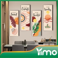 4pcs BIG SIZE 2 combination (Boohoo Style) wooden wall hanging decor