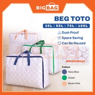 BIG BAG Comforter Bag Plastik Toto Beg TOTO Berzip Beg Bantal Bag Toto Storage Bag With Zipper Blank