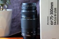 Canon EF 75-300mm F4-5.6 III望遠變焦鏡頭 後面三張是實拍照片（搭EOS M6相機拍攝）