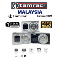 TAMRAC MALAYSIA TAMRAC TR80 DUAL SCREEN DIGITAL CAMERA 60MP 4K 10Z ZOOM (1 YEARS WARRANTY) DIGITAL C