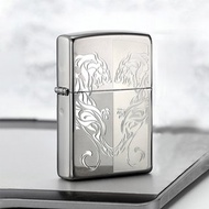 【ZIPPO官方旗艦店】 雙生黑豹防風打火機 ZA-1-58B