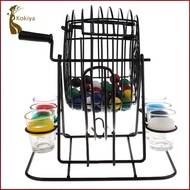 [kokiya] New Arrival Drinking Game Lottery Machine Bingo + 6 Pcs Glasses + 48 Pcs Balls