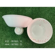 SAKURA Corelle Loose (432-LP) 1L Serving Bowl 464 2L Serving Bowl