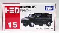 TOMY TOMICA 2020 NO.15 15 GM HUMMER H2 悍馬車