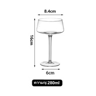 แก้วค็อกเทลสร้างสรรค์แก้วมาร์ตินี่สูงบาร์แก้วแชมเปญแก้วไวน์มูลค่าสูงแก้ว Martini 140ml