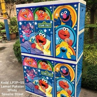 lemari plastik jumbo akako karakter LP3P