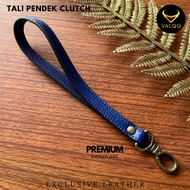 [VALQO] Tali Pendek kulit Sapi Tali Tas Clutch handbag Pouch Tas Wanita Pria