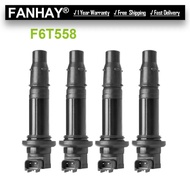 4PCS/Lot New Ignition Coils For Yamaha MT-07 14-17 YZF R1 R6 R6S RJ15 FZ1 FZ8 Repair Kit F6T558 39P-