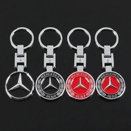 Car Keychain Key Rings Holder Pendant Accessories For Mercedes Benz AMG W210 W203 W204 W202 W176 W166 W124
