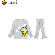 B.Duck เสื้อสเวตเตอร์ + กางเกงขายาวสำหรับเด็กลายเป็ดเซต2ชิ้นสำหรับกางเกงสเวตเตอร์