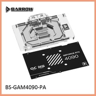 Barrow GPU Water Block For Galax / Gainward / Colorful RTX 4090, GPU Card Cooler With Backplate,BS-G