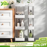 TROVE Bathroom Organizer Rack Slim Trolley Cart Organizer Bathroom Shelves Crevice Organizer Rack