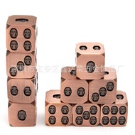 Yuantou, Dice D6 Sieve Dice Multi-Dought Running Group Manufacturer Set Script Kill DND Color Metal 