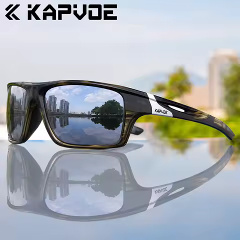 Kapvoe Men's Fashion Sunglasses Polarized Glasses for Driving Cycling Hiking Eyewear Travel Golf Wom