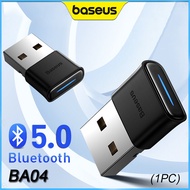 Baseus USB Bluetooth Adapter Receiver Wireless Adapter Plug-and-Play for Car Stereo Audio Music Receiver Mini Audio Adaptor Bluetooth 5.0 5.3