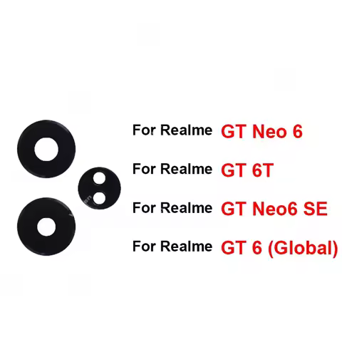 Back Camera Glass Lens For Realme GT 6 GT 6T GT Neo 6 Neo6 SE Rear Camera Lens Glass with Adhesive S